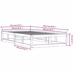 VidaXL 820785 bed frame - Additional view 8