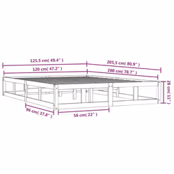 VidaXL 820795 bed frame - Additional view 8