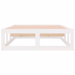 vidaXL Solid Wood Bed Frame Home Bedroom Bed Base Multi Colours Multi Sizes - white, 75 x 190 cm - Additional view 4
