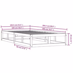 VidaXL 820835 bed frame - Additional view 8