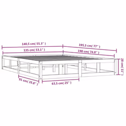 VidaXL 820845 bed frame - Additional view 8