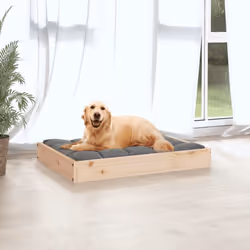 vidaXL Solid Wood Pine Dog Bed 71.5x54x9 cm Wooden Pet Sofa Puppy Dog Couch - Additional view 5