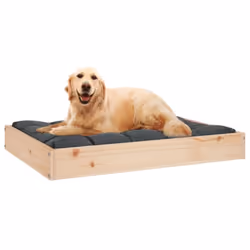 vidaXL Solid Wood Pine Dog Bed 71.5x54x9 cm Wooden Pet Sofa Puppy Dog Couch - Additional view 6