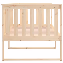 vidaXL Solid Wood Pine Day Bed Bedroom Furniture Multi Colours Multi Sizes - Brown, 90x200 cm - Additional view 8