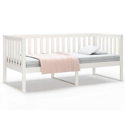 vidaXL Solid Wood Pine Day Bed Bedroom Furniture Multi Colours Multi Sizes - White, 90x200 cm