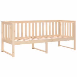 vidaXL Solid Wood Pine Day Bed Bedroom Furniture Multi Colours Multi Sizes - Brown, 80x200 cm - Additional view 7