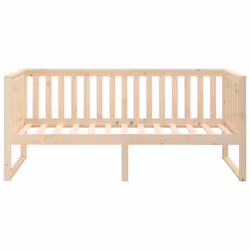 vidaXL Solid Wood Pine Day Bed Bedroom Furniture Multi Colours Multi Sizes - Brown, 100x200 cm - Additional view 7