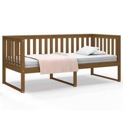 vidaXL Solid Wood Pine Day Bed Bedroom Furniture Multi Colours Multi Sizes - Honey brown, 100x200 cm
