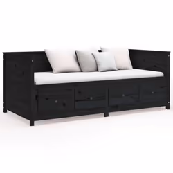 VidaXL 820905 sofa Sofa bed Black - Additional view 4
