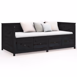 VidaXL 820920 sofa Sofa bed Black - Additional view 4