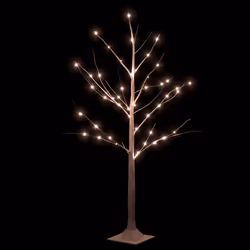 vidaXL Cherry Blossom LED Tree Warm White Christmas Light Display Multi Sizes - 120 cm