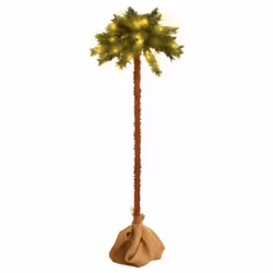 vidaXL Christmas Tree with LEDs Palm Tree Christmas Decoration Artificial Tree - 150 cm