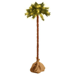 vidaXL Christmas Tree with LEDs Palm Tree Christmas Decoration Artificial Tree - 150 cm