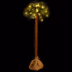 vidaXL Christmas Tree with LEDs Palm Tree Christmas Decoration Artificial Tree - 150 cm