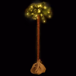 vidaXL Christmas Tree with LEDs Palm Tree Christmas Decoration Artificial Tree - 210 cm