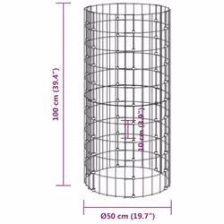 vidaXL Garden Composter Galvanised Steel Recycling Bin Waste Box Multi Sizes - Ã 50 x 100 cm/475 - Additional view 6