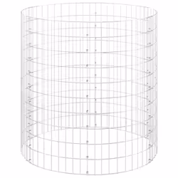 vidaXL Garden Composter Galvanised Steel Recycling Bin Waste Box Multi Sizes - Ã 100 x 100 cm/815