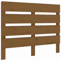 vidaXL Headboard Bedroom Bed Headboard Decorative Bed Header Solid Wood Pine - honey brown, 100 x 3 x 80 cm - Additional view 3