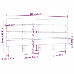 VidaXL 821337 headboard/footboard - Additional view 6