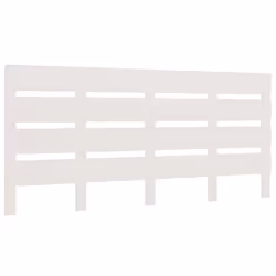 VidaXL 821343, White, Pinewood, 1400 mm, 80 cm, 30 mm