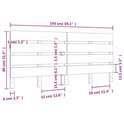 VidaXL 821347 headboard/footboard - Additional view 6