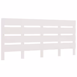 VidaXL 821353, White, Pinewood, 1600 mm, 80 cm, 30 mm