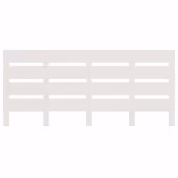 VidaXL 821353 headboard/footboard White - Additional view 4