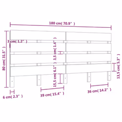 VidaXL 821357 headboard/footboard - Additional view 6