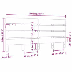 VidaXL 821362 headboard/footboard - Additional view 6