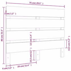 VidaXL 821367 headboard/footboard - Additional view 6