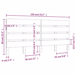 VidaXL 821372 headboard/footboard - Additional view 6