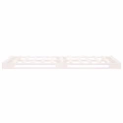 vidaXL Solid Wood Pine Bed Frame Wooden Bed Base Bedstead Mattress Foundation - white, 100 x 200 cm - Additional view 5