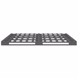 vidaXL Solid Wood Pine Bed Frame Grey 120x200 cm Wooden Bed Base Bedstead