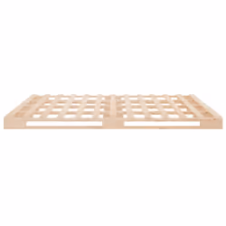 vidaXL Solid Wood Pine Bed Frame Wooden Bed Base Bedstead Mattress Foundation - natural, 160 x 200 cm - Additional view 5