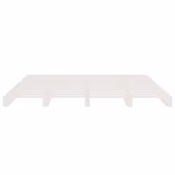 vidaXL Solid Wood Pine Bed Frame White 160x200 cm Wooden Bed Base Bedstead - Additional view 3