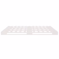 vidaXL Solid Wood Pine Bed Frame Wooden Bed Base Bedstead Mattress Foundation - white, 180 x 200 cm - Additional view 5