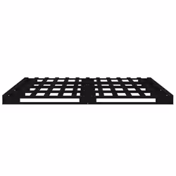 vidaXL Pallet Bed Bedroom Bed Frame Bed Base Black 135x190 cm Double Wood Pine - Additional view 6