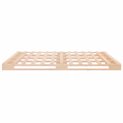 vidaXL Solid Wood Pine Bed Frame Wooden Bed Base Bedstead Mattress Foundation - 140 x 190 cm - Additional view 5