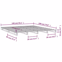 VidaXL 821439 bed - Additional view 8