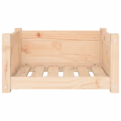 vidaXL Solid Pine Wood Dog Bed 55.5x45.5x28 cm Wooden Pet Sofa Puppy Dog Couch - Additional view 4