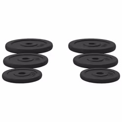 vidaXL Weight Plates Cast Iron Fitness Lifting Bar Weight Disc Multi Models - 6 - Additional view 4