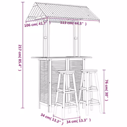 VidaXL 3116006 outdoor furniture set - Additional view 8