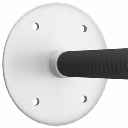 vidaXL Indoor Convex Traffic Mirror Black Acrylic Traffic Security Road Safety - Additional view 4