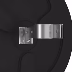 vidaXL Convex Traffic Mirror PC Plastic Road Safety Black/Orange Multi Sizes - 45 cm - Additional view 4