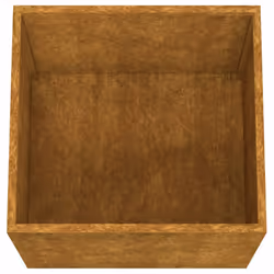 vidaXL Planter Raised Garden Bed Plant Pot Flower Pot Grey Weathering Steel - 32 x 30 x 29 cm/ 2 pcs - Additional view 7