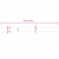 vidaXL Lawn Edgings Garden Edging Outdoor Grass Border Flexible Corten steel - 10 x 103 cm/ 10 pcs - Additional view 10