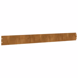 vidaXL Lawn Edgings Garden Edging Outdoor Grass Border Flexible Corten steel - 10 x 103 cm/ 50 pcs - Additional view 5