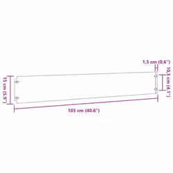 vidaXL Lawn Edgings Garden Edging Outdoor Grass Border Flexible Corten steel - 15 x 103 cm/ 50 pcs