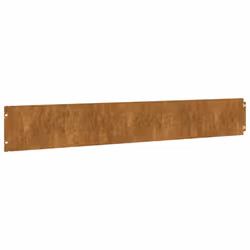 vidaXL Lawn Edgings Garden Edging Outdoor Grass Border Flexible Corten steel - 15 x 103 cm/ 50 pcs - Additional view 5