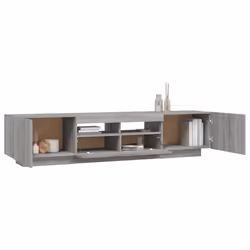 vidaXL TV Cabinet with LED Lights TV Stand Media Unit Furniture Multi Colours - Grey sonoma - Additional view 7